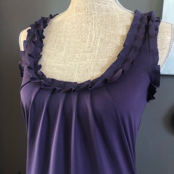 Purple Sakura Ruffle Dress - Picture 3 of 6